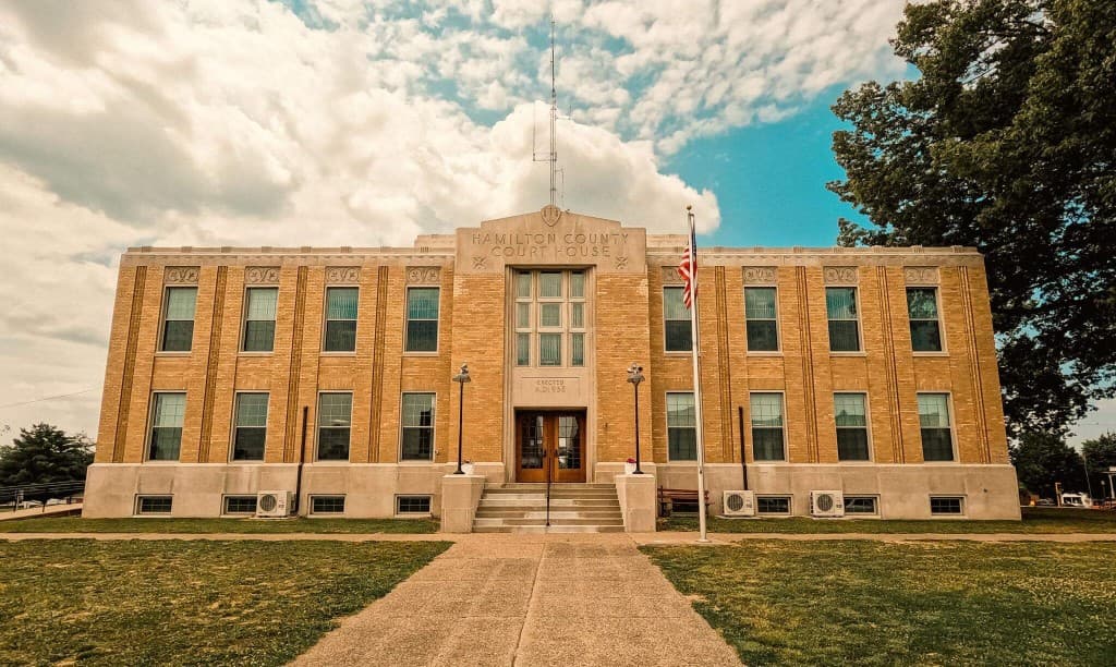 Hamilton County Courthouse in McLeansboro, Illinois